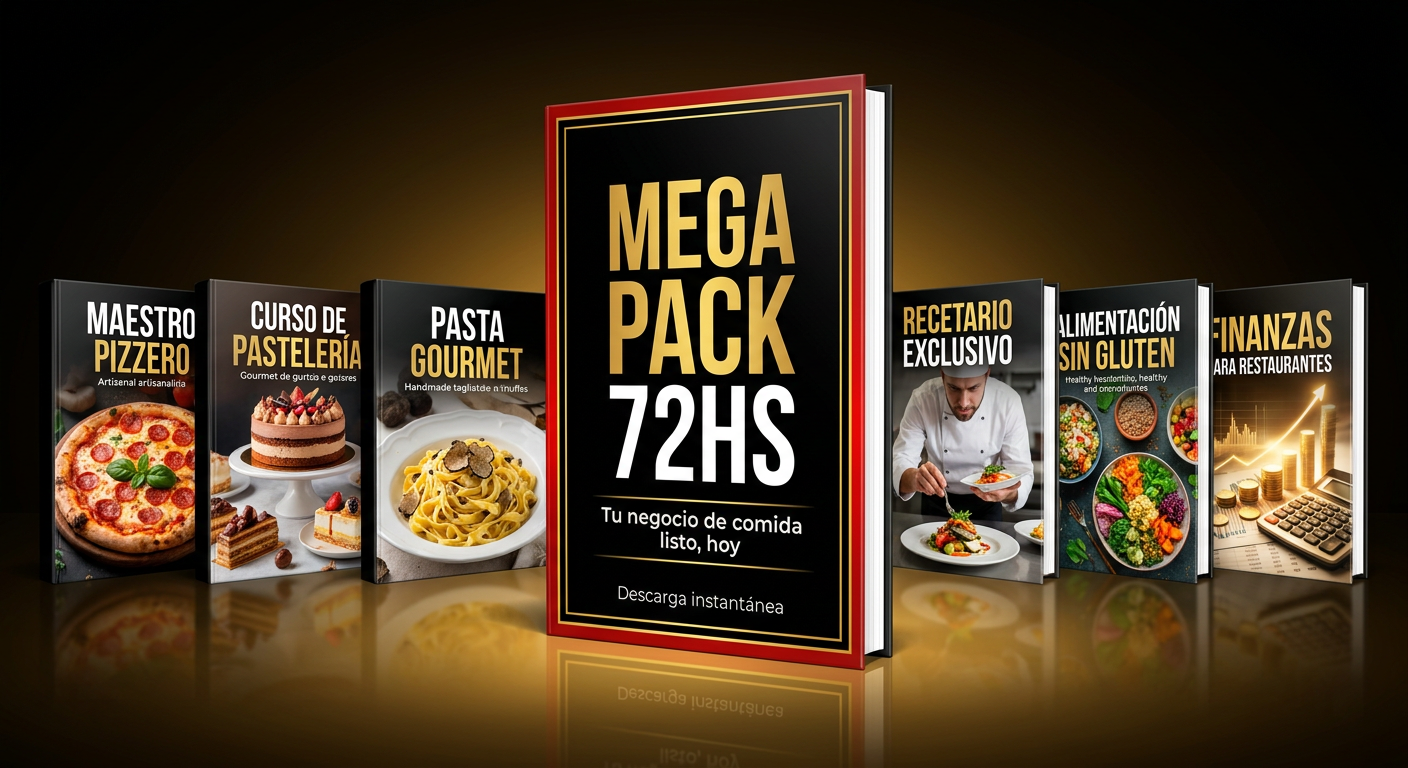 MEGAPACK 72HS TU NEGOCIO DE COMIDAS LISTO, HOY!